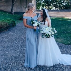 Bridesmaids dress - Azazie Dolphin Gray